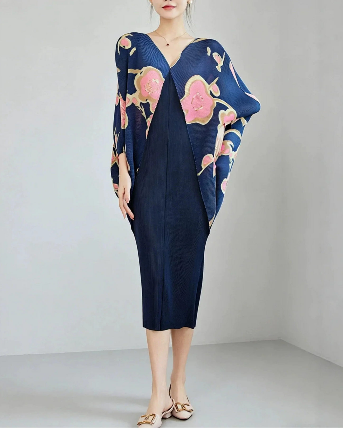 Luxury Sculptural Kaftan Dress