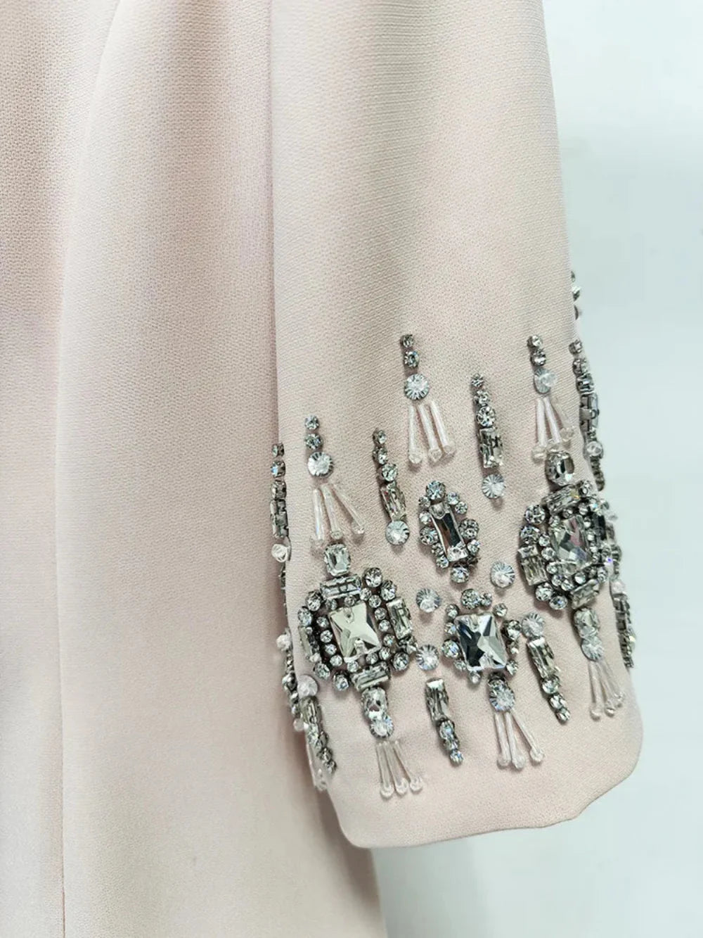 High Neck Embellished Formal Dress
