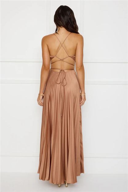 Solara Satin Maxi Dress