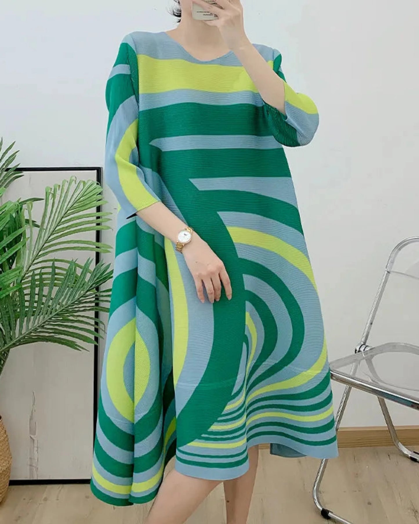 Abstract Geometric Dress