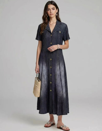 Signature Minimalist Plissé Dress