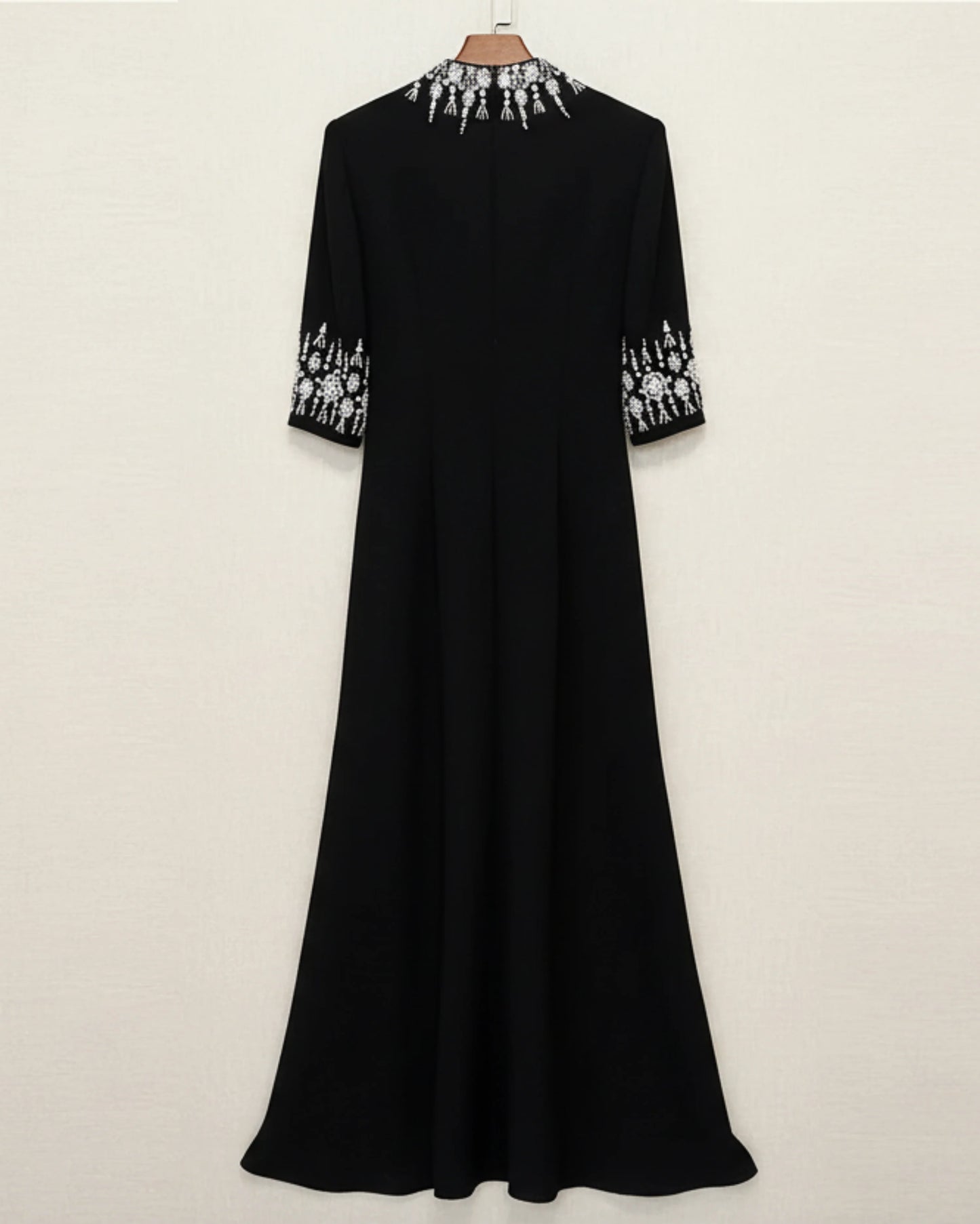 High Neck Embellished Formal Dress