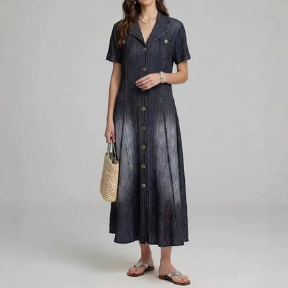 Signature Minimalist Plissé Dress
