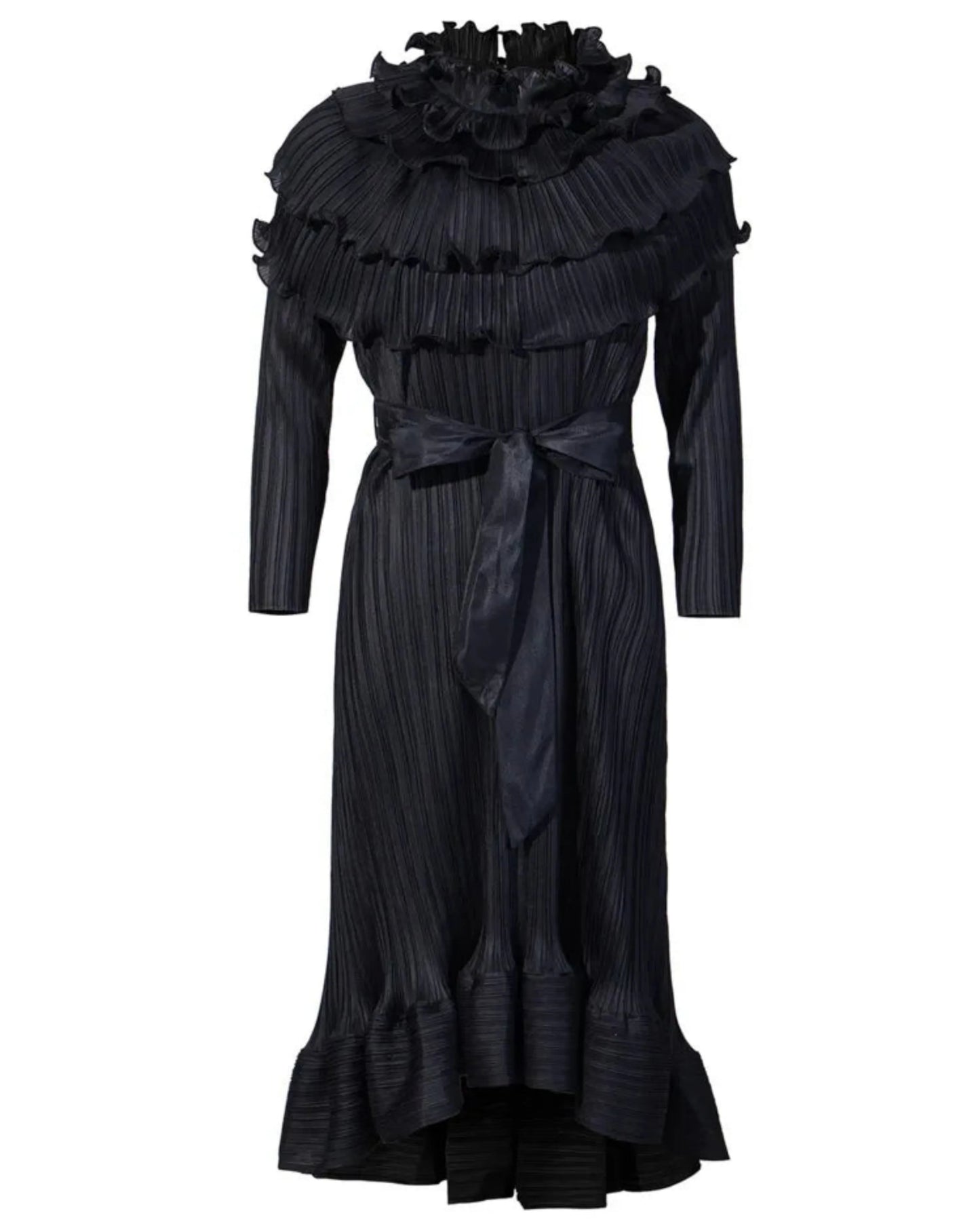 Luxury Pleated Midi Dress