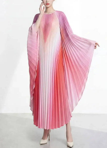 Luxury Pleated Kaftan Gown