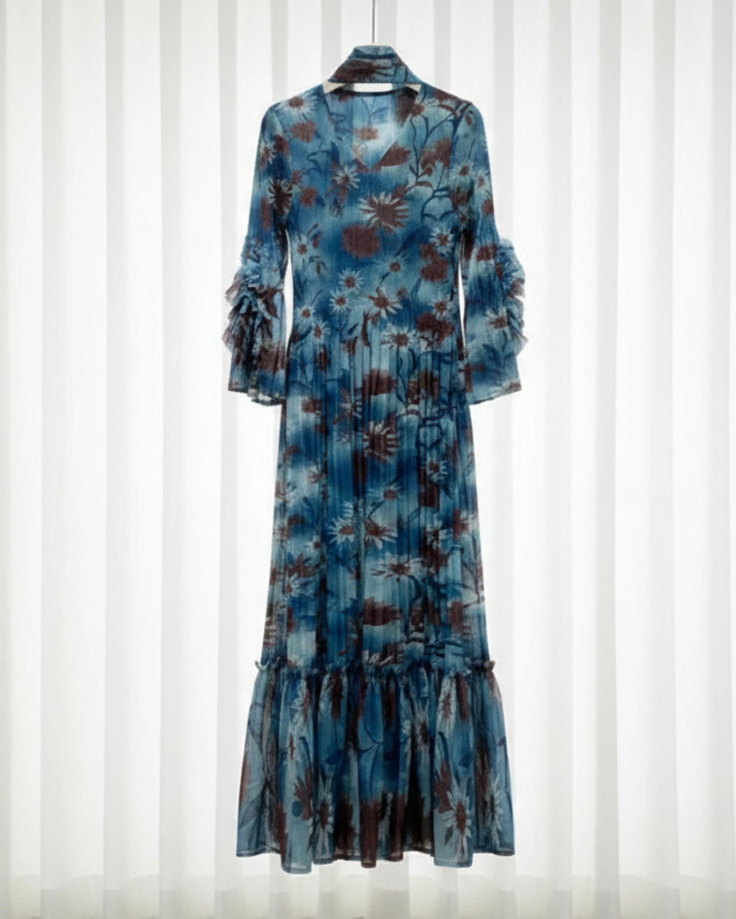 Formal Pleated Folded Dress