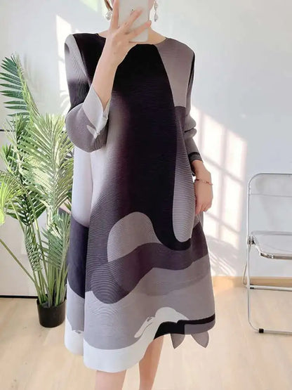 Luxury Asymmetric Kaftan Dress