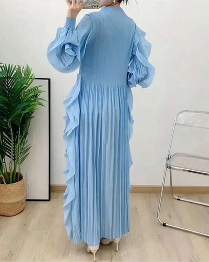 Dressy Pleated Caftan Dress
