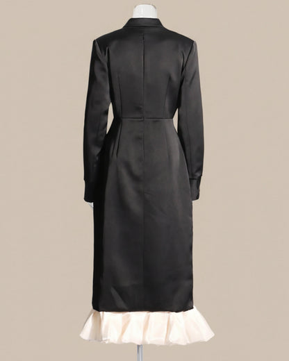 Luxury Crystal Blazer Dress