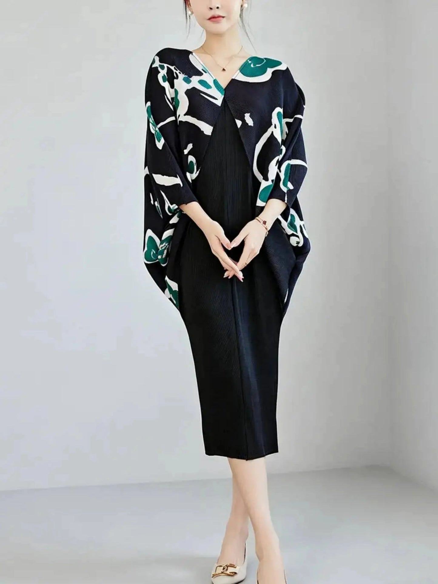 Luxury Sculptural Kaftan Dress
