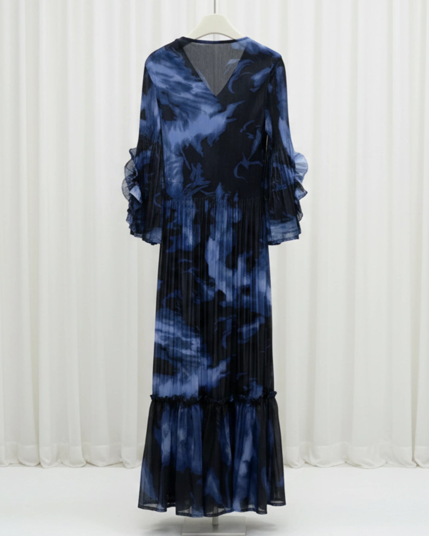 Luxury Pleated Organza Dress