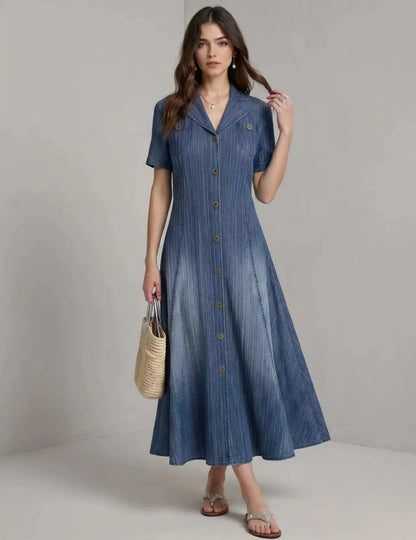 Signature Minimalist Plissé Dress