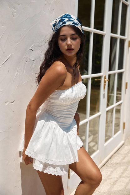 On Some Nights Strapless Mini Dress
